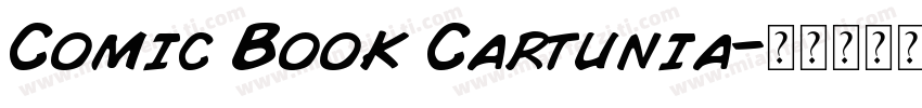 Comic Book Cartunia字体转换